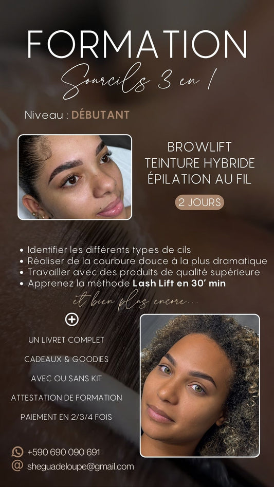 SOURCILS 3 EN 1 - TARIF : 1050€